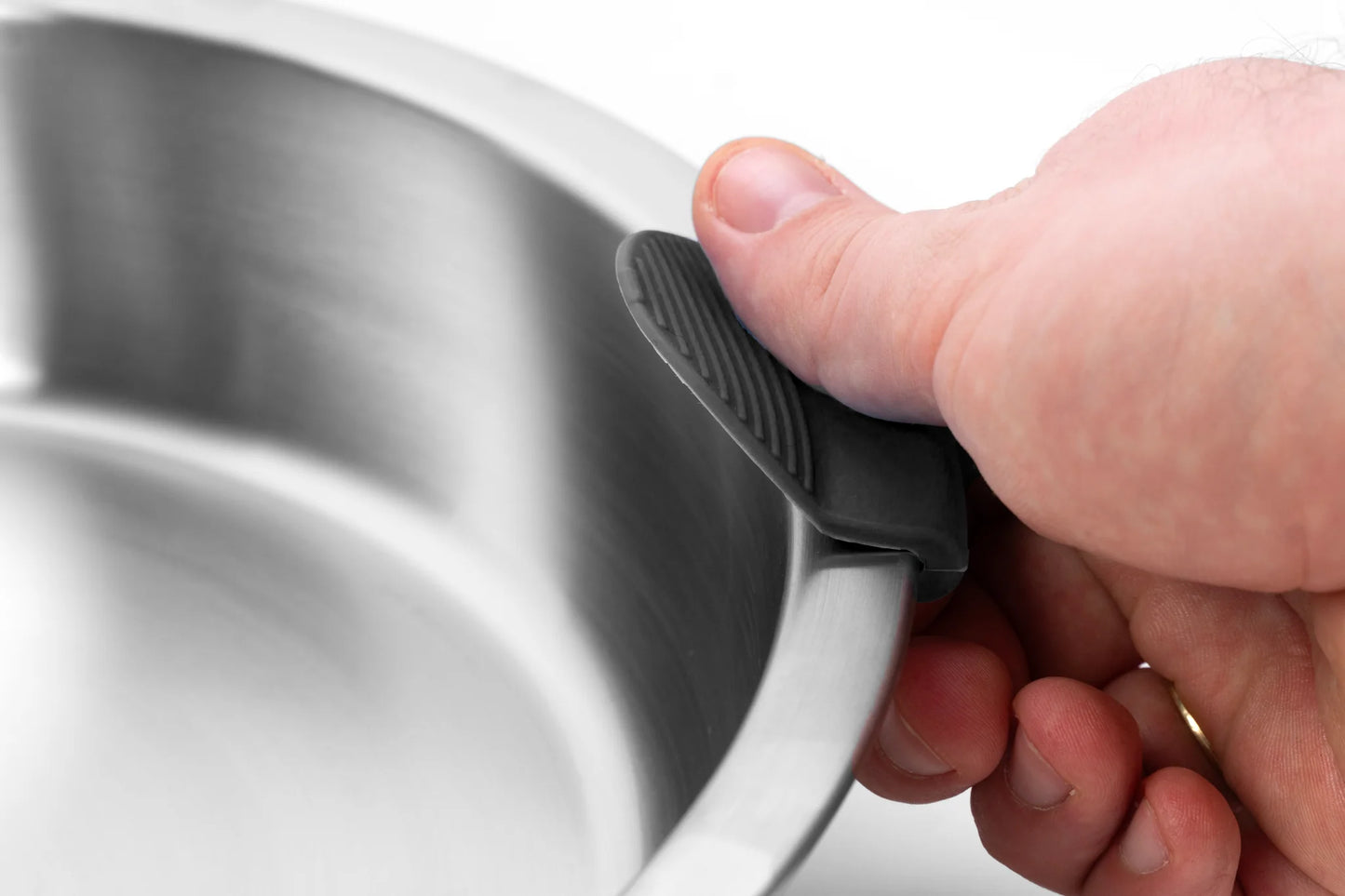 Poignée en silicone noir - Cookvision