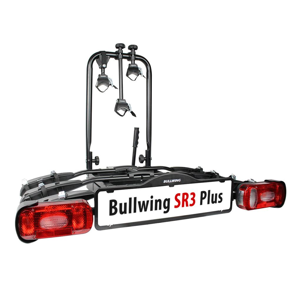 Porte-vélos d'attelage plateforme pour 3 vélos Bullwing SR3 Plus