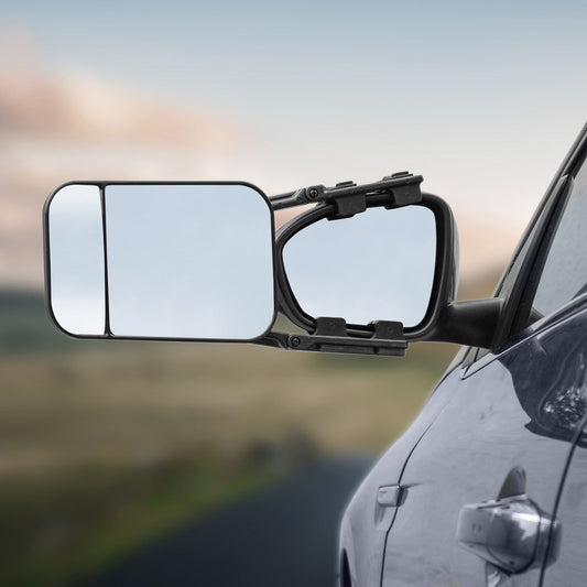 Rétroviseur de caravane plat et convexe