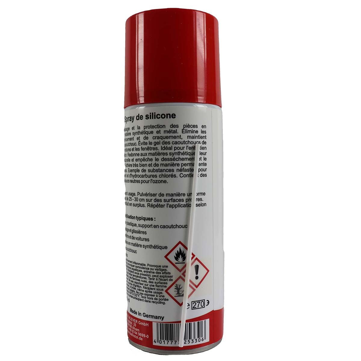 Spray Huile de silicone BALLISTOL 200 ml