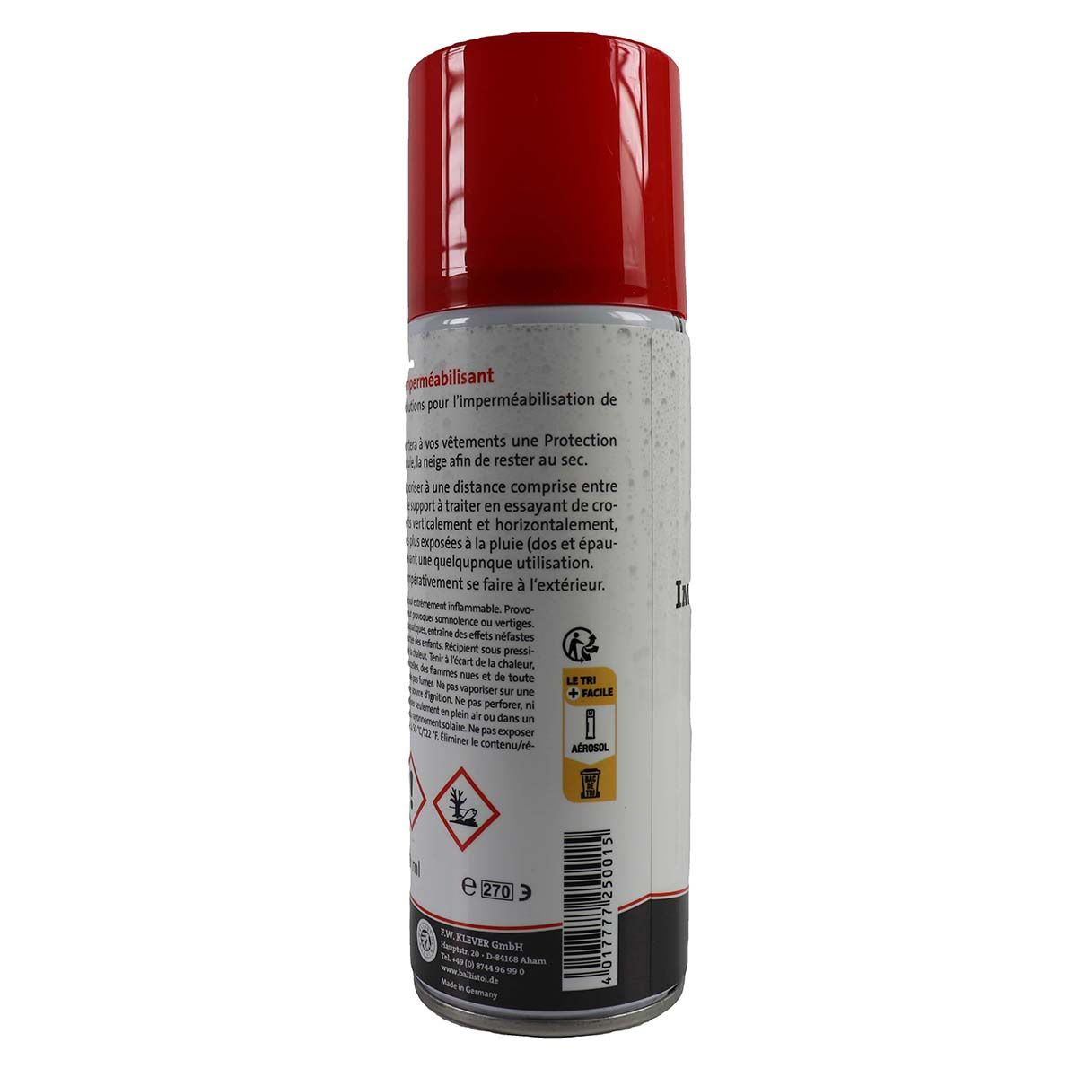 Spray Imperméabilisant pour vêtements BALLISTOL 200 ml