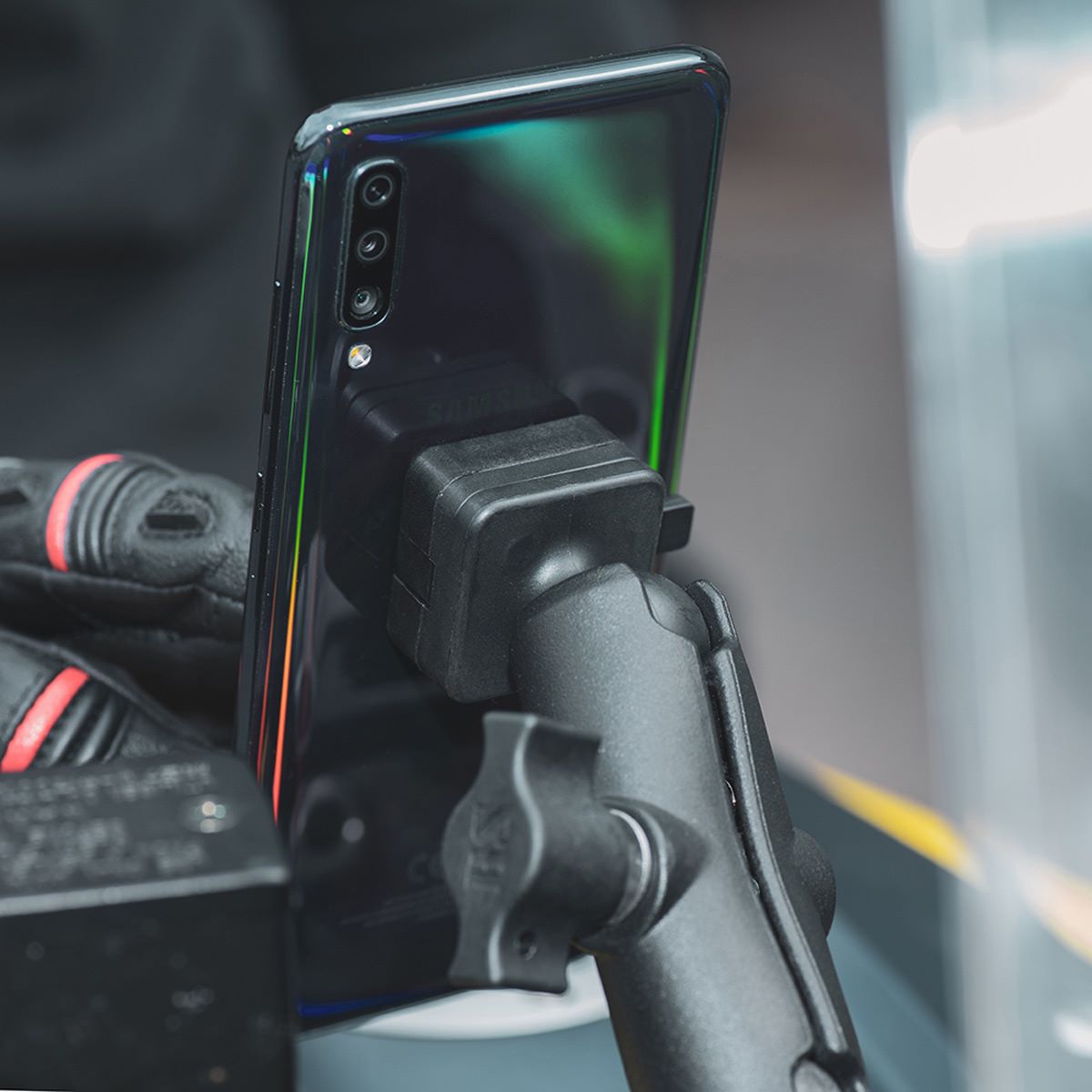 Support de smartphone avec boule de 1 pouce