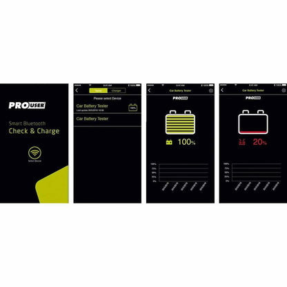 Testeur de batterie bluetooth 6V 12V 24V