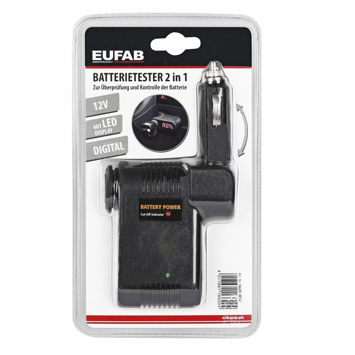 Testeur de batterie 12V numérique