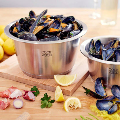 Jeu de 14 pièces avec couvercle noir - Cookvision